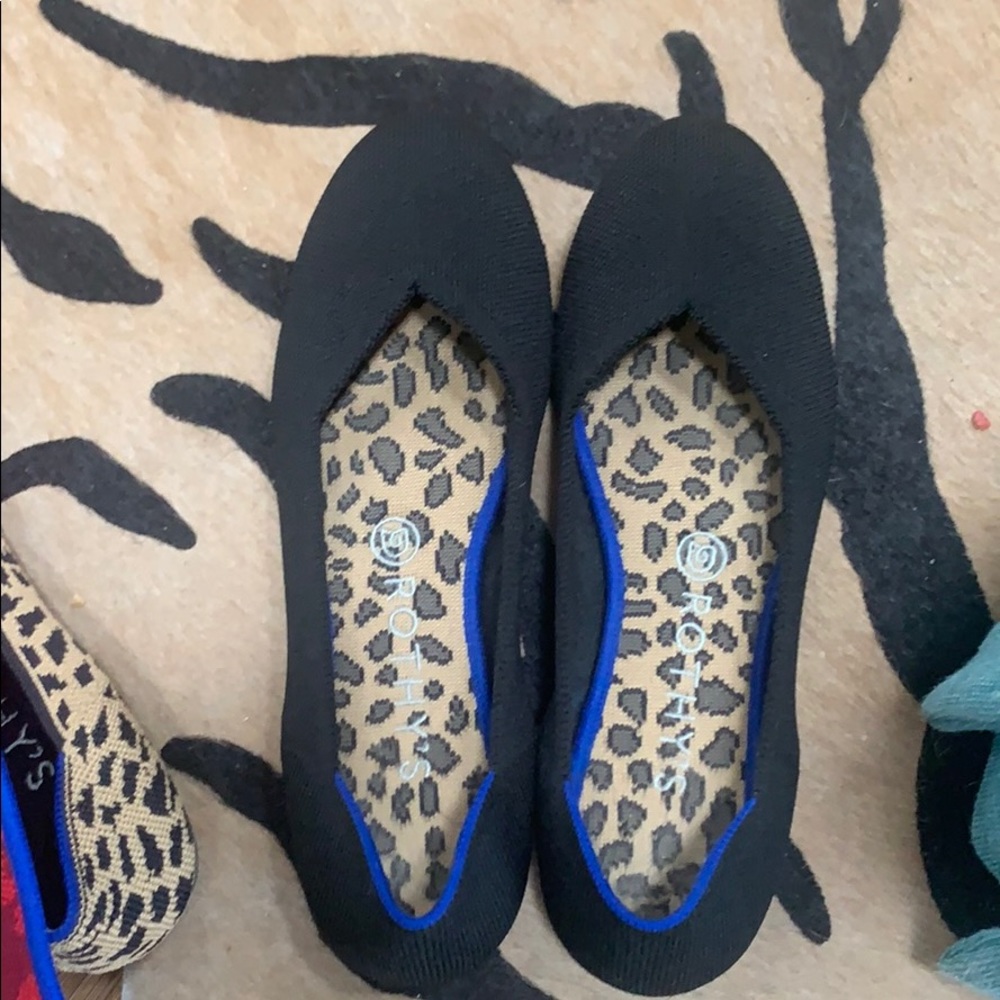 Rothy’s Black Slip Ons